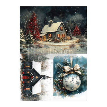 Re-Design with Prima Silent Timber Memoirs A4 Decoupage Fiber Pack (2pcs)