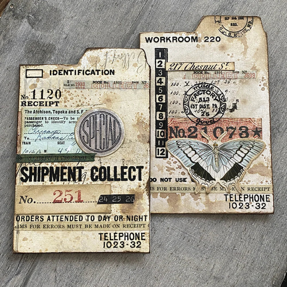 Idea-ology Tim Holtz Ephemera Palette Snippets Pack (135pcs) Preorder*