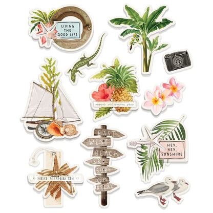 Simple Stories Simple Vintage Coastal Layered Stickers