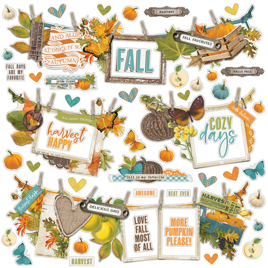 Simple Stories Simple Vintage Country Harvest Banner Sticker