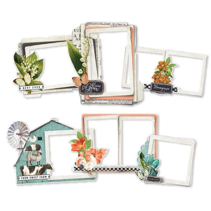 Simple Stories Simple Vintage Farmhouse Garden Chipboard Frames