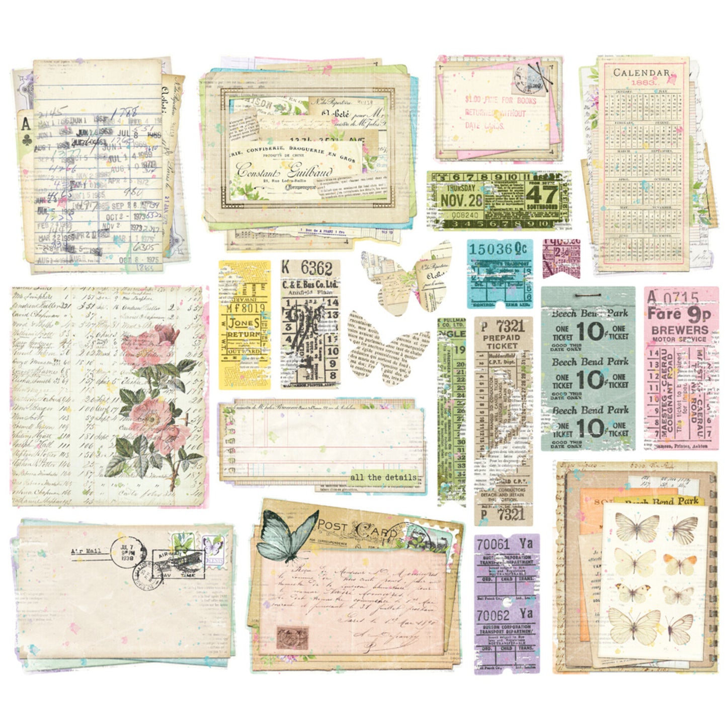 Simple Stories Simple Vintage Life in Bloom Ephemera
