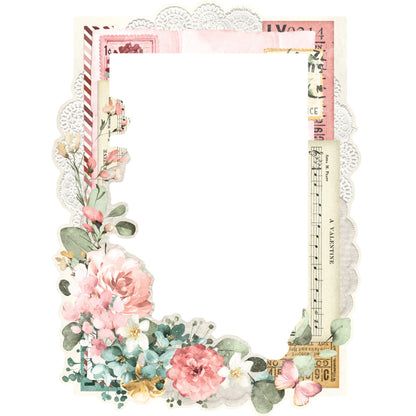 Simple Stories Simple Vintage Love Story Chipboard Frames
