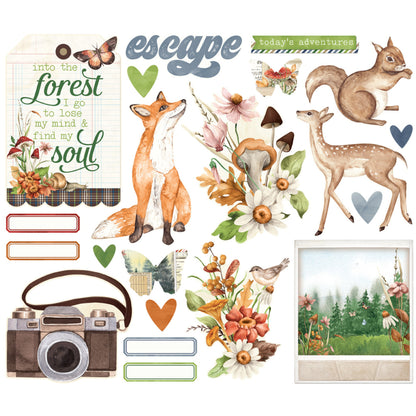 Simple Stories Simple Vintage Woodlands Big Bits & Pieces