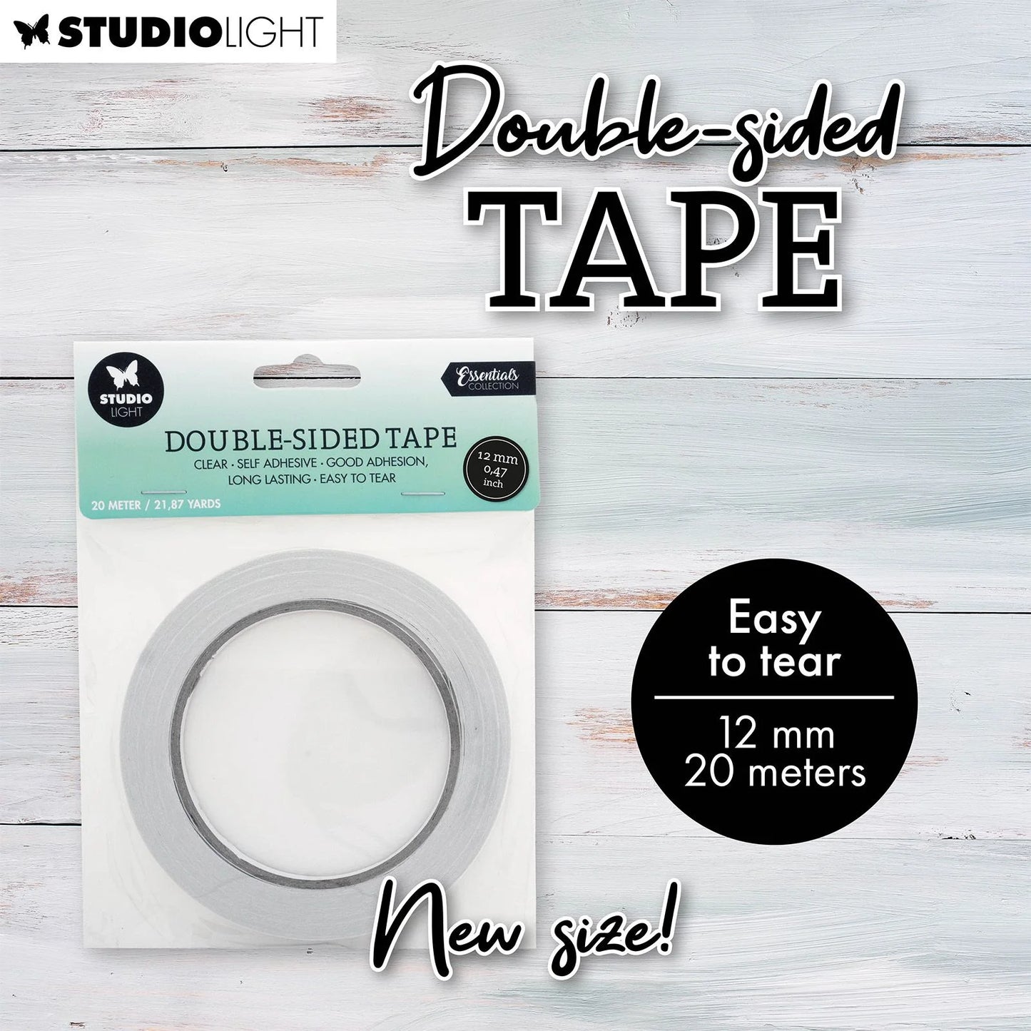 Studio Light Double-sided adhesive tape 12mm