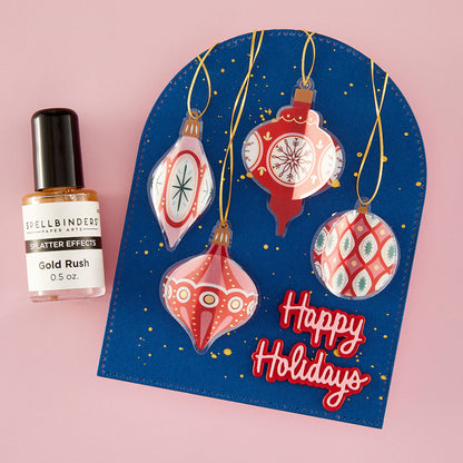 Spellbinders Finishing Touches Gold Rush Splatter Effects