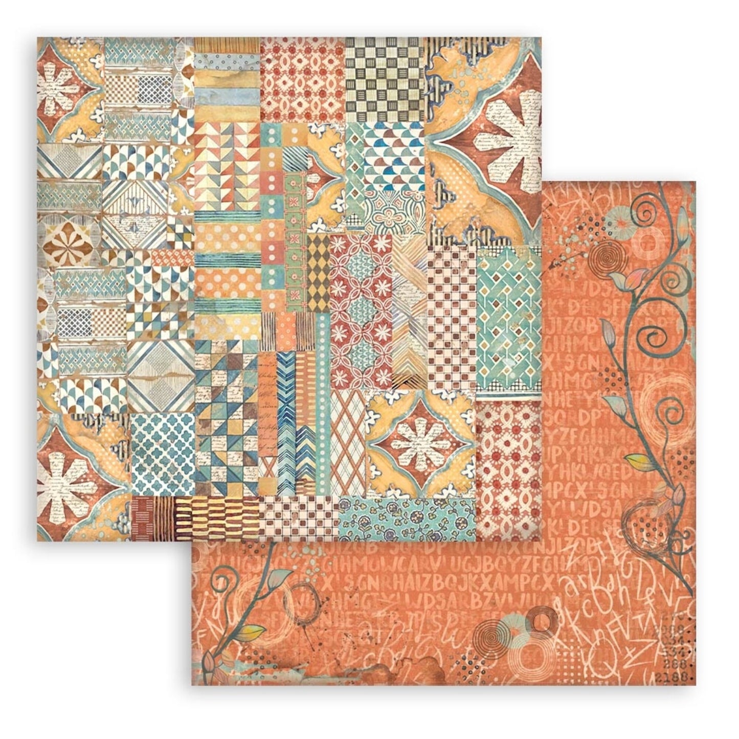 Stamperia Furry Friends 8x8 Inch Paper Pack Maxi Backgrouds Selection