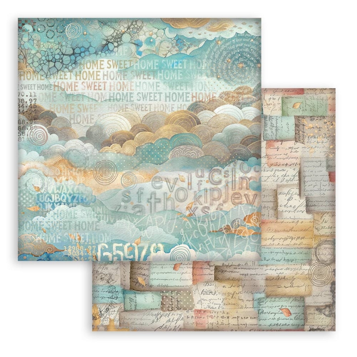 Stamperia Furry Friends 8x8 Inch Paper Pack Maxi Backgrouds Selection