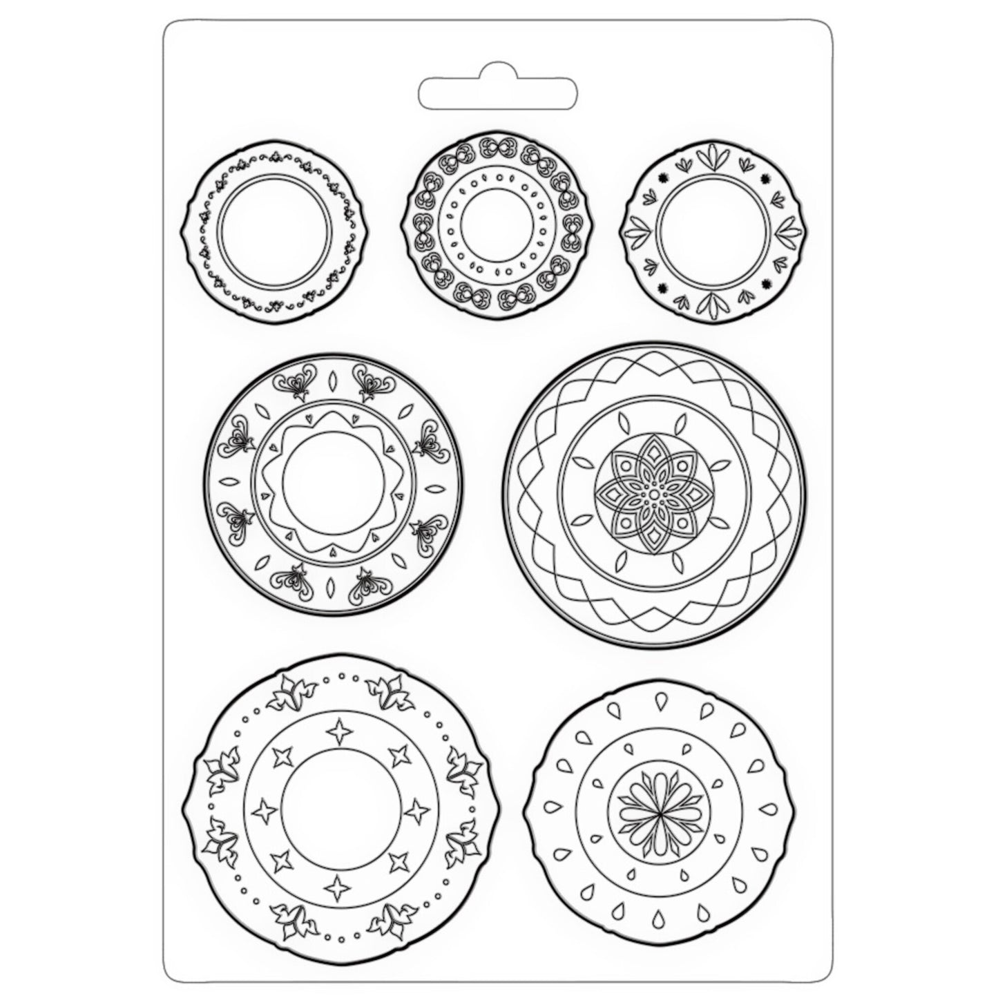 Stamperia Soft Mould A5 Casa Granada Plates
