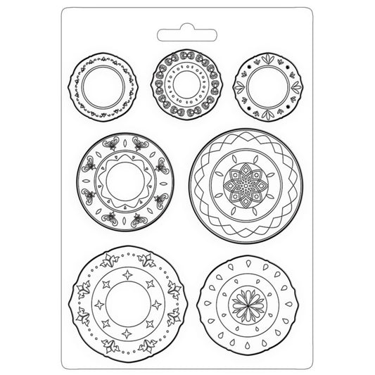 Stamperia Soft Mould A5 Casa Granada Plates
