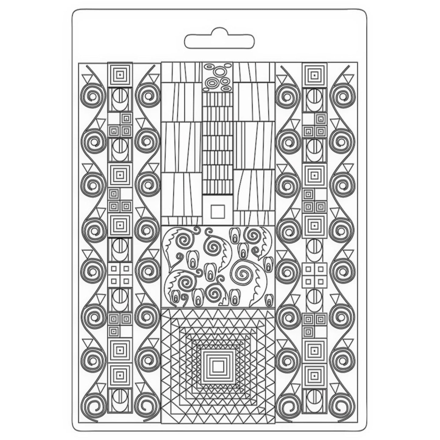 Stamperia Soft Mould A5 Klimt Patterns