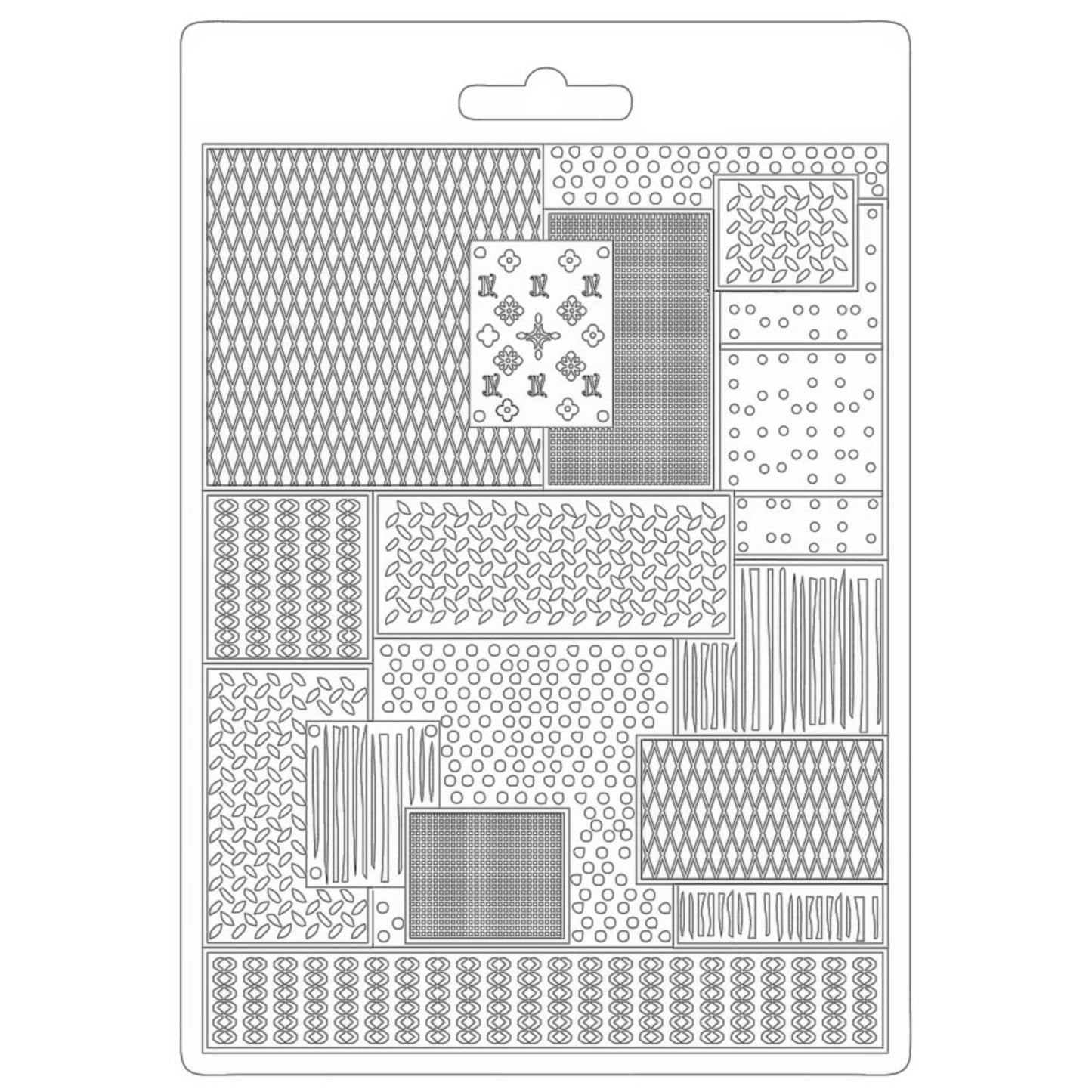 Stamperia Soft Mould A5 Lady Vagabond Lifestyle Metal Pattern