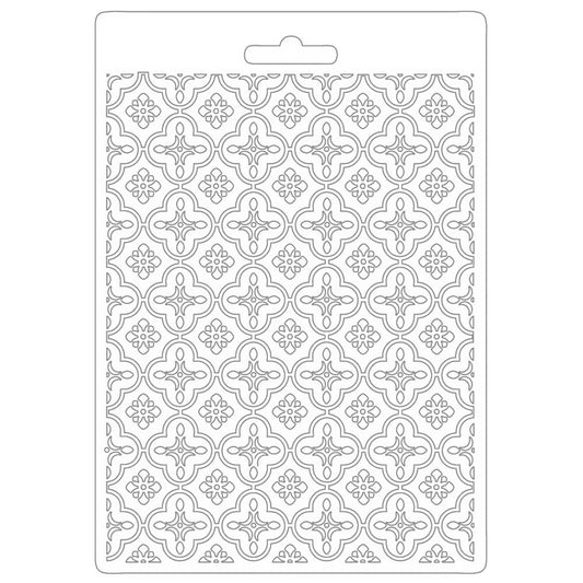 Stamperia Soft Mould A5 Lady Vagabond Lifestyle Metal Texture