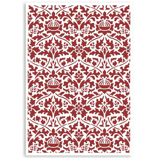 Stamperia 21 x 29.7 cm G Stencil Casa Granada Wallpaper Pattern