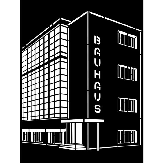 Stamperia 20 x 25cm Thick Stencil Bauhaus Palace