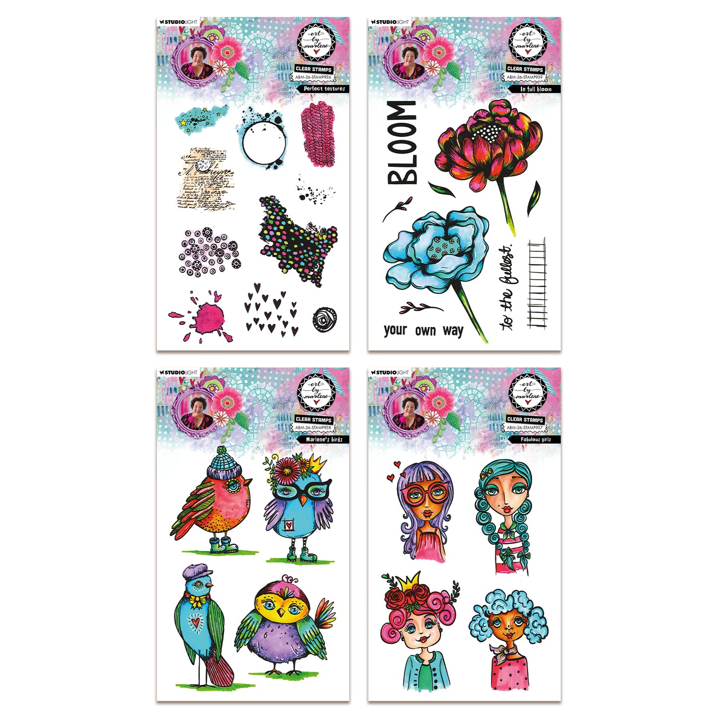 Art By Marlene Clear Stamp April 2026 Bundle