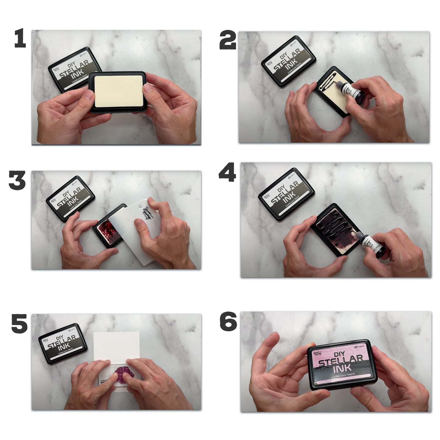 Ranger Simon Hurley create. DIY Stellar Foam Ink Pad