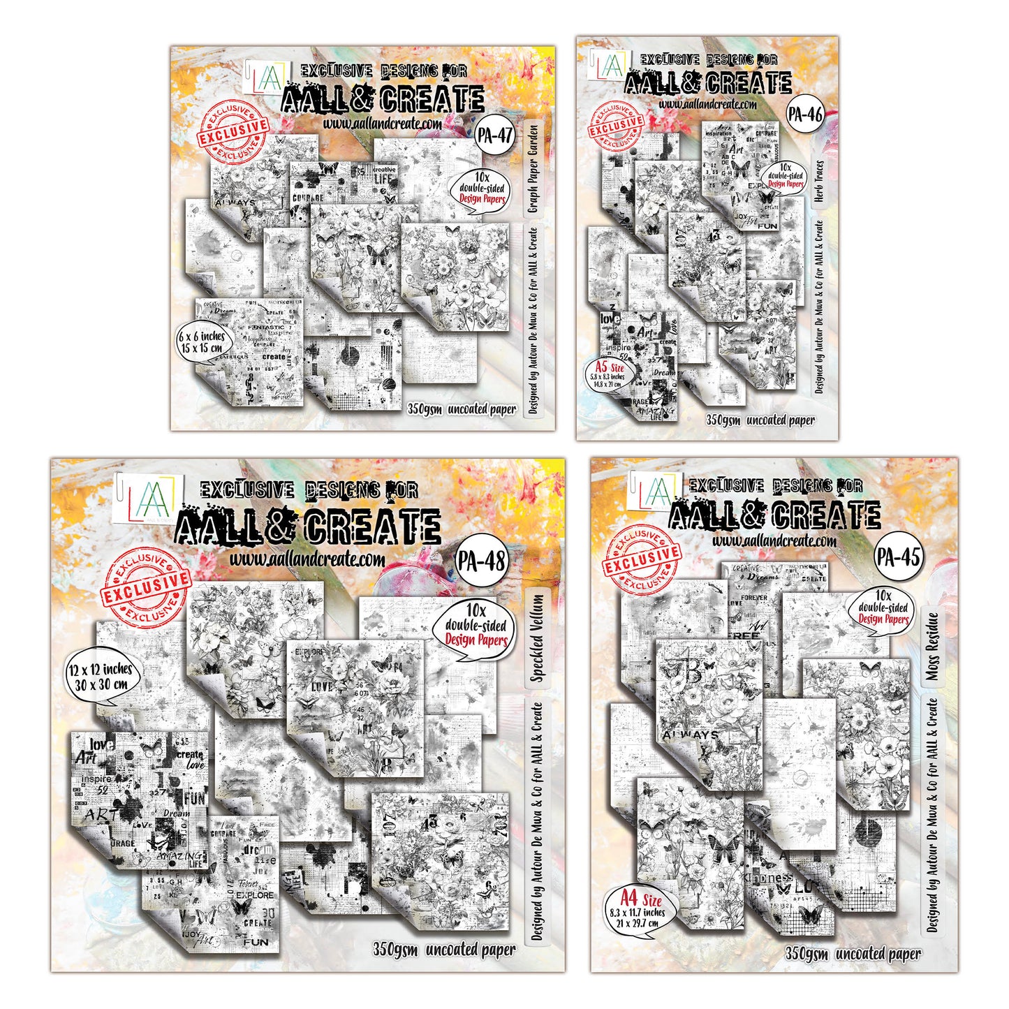 Inkblot Meadow Design Paper Bundle