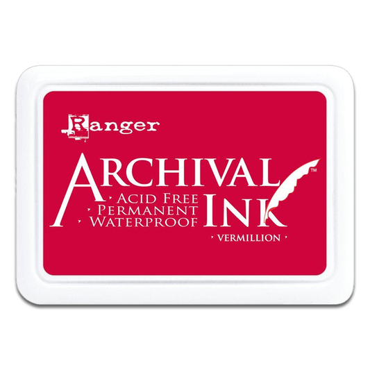 Archival Ink Pad Vermillion