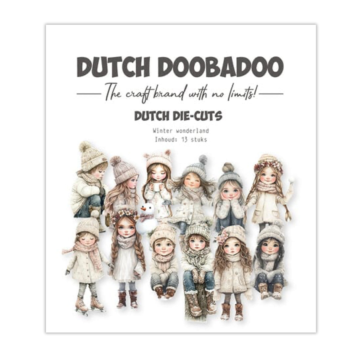 Dutch Doobadoo Collage Die-Cuts Winter Wonderland (13pcs)