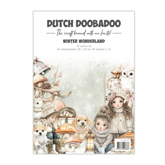 Dutch Doobadoo Collage Paper Set A4 Winter Wonderland