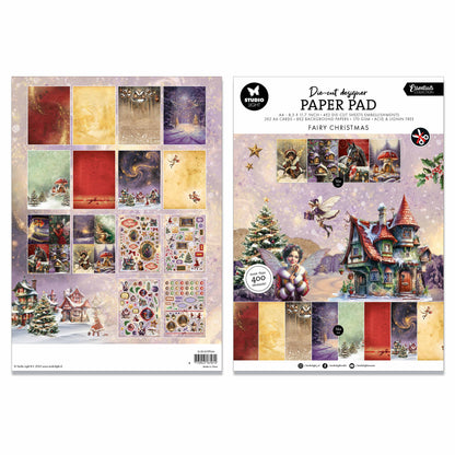 Studio Light Essentials Die-cut Paper Pad Fairy Christmas