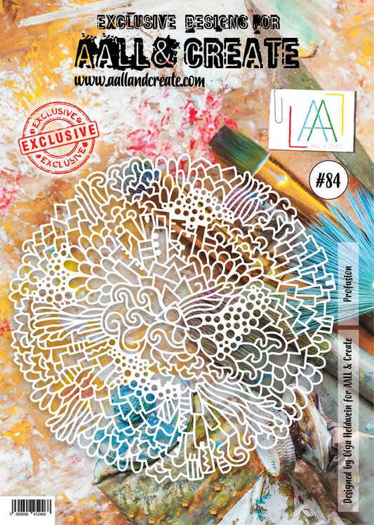 #84 - A4 Stencil - Profusion