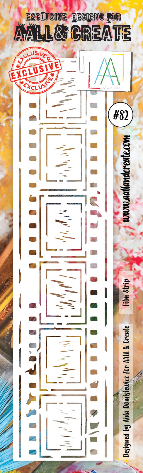 #82 - Border Stencil - Film Strip